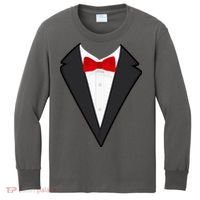 Classic Party Tuxedo Kids Long Sleeve Shirt thumb 0