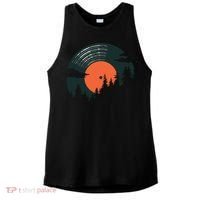 Classic Record Forest  Ladies PosiCharge Tri-Blend Wicking Tank thumb 0