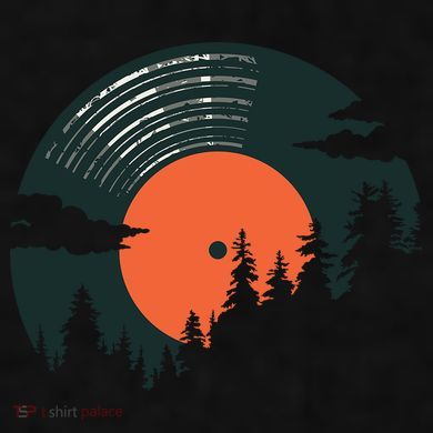 Classic Record Forest  Ladies PosiCharge Tri-Blend Wicking Tank