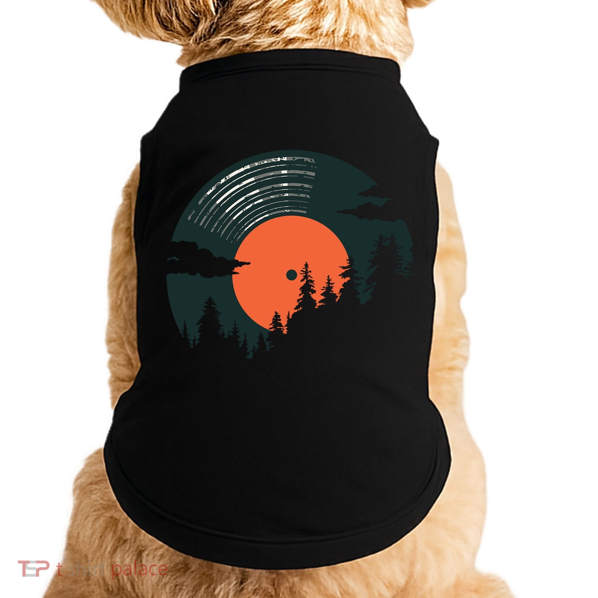 Classic Record Forest  Doggie Tank