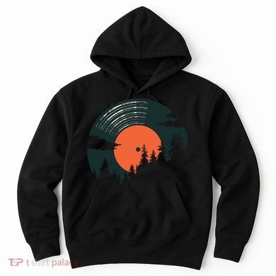 Classic Record Forest  Hoodie