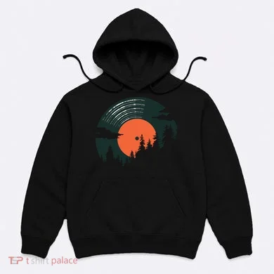 Classic Record Forest  Hoodie
