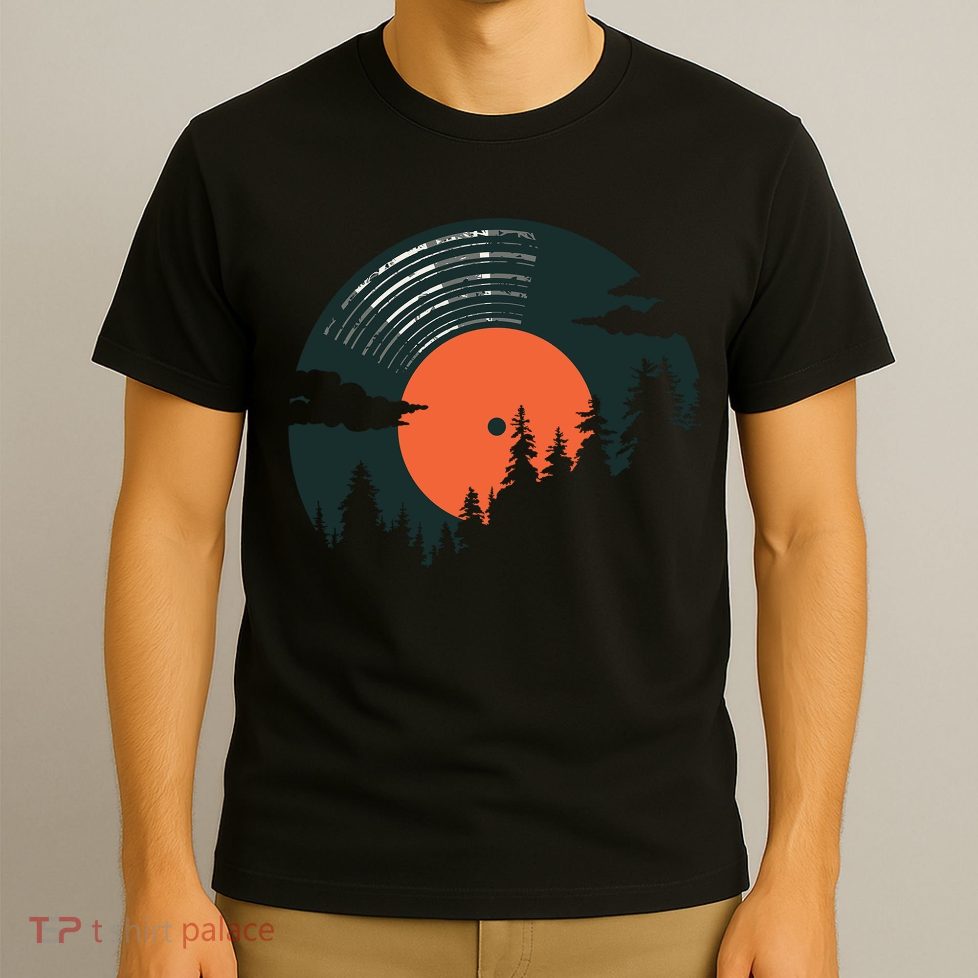 Classic Record Forest  T-Shirt