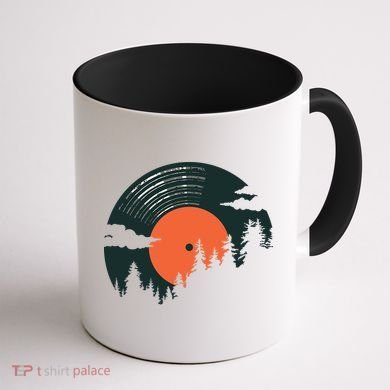 Classic Record Forest  Coffee Mug back
