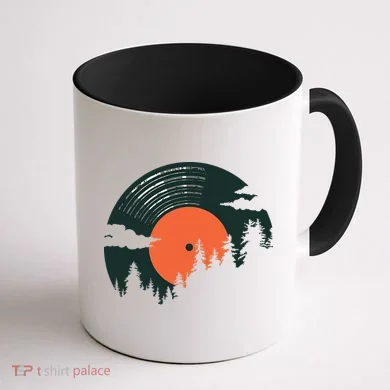 Classic Record Forest  Coffee Mug back
