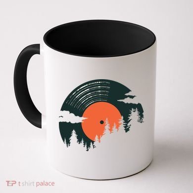 Classic Record Forest  Coffee Mug