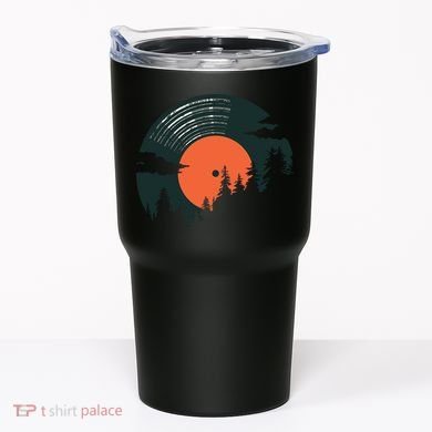 Classic Record Forest  Tumbler