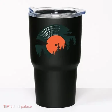 Classic Record Forest  Tumbler