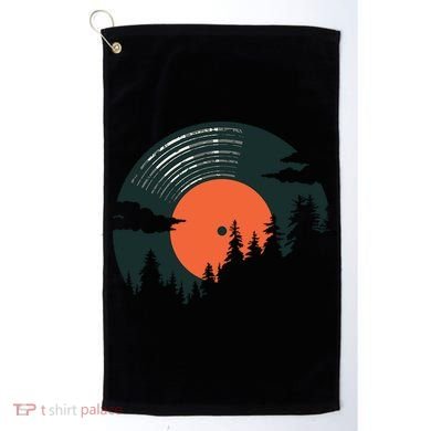 Classic Record Forest  Golf Towel