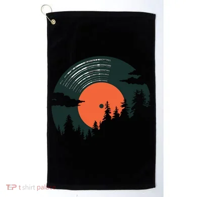 Classic Record Forest  Golf Towel