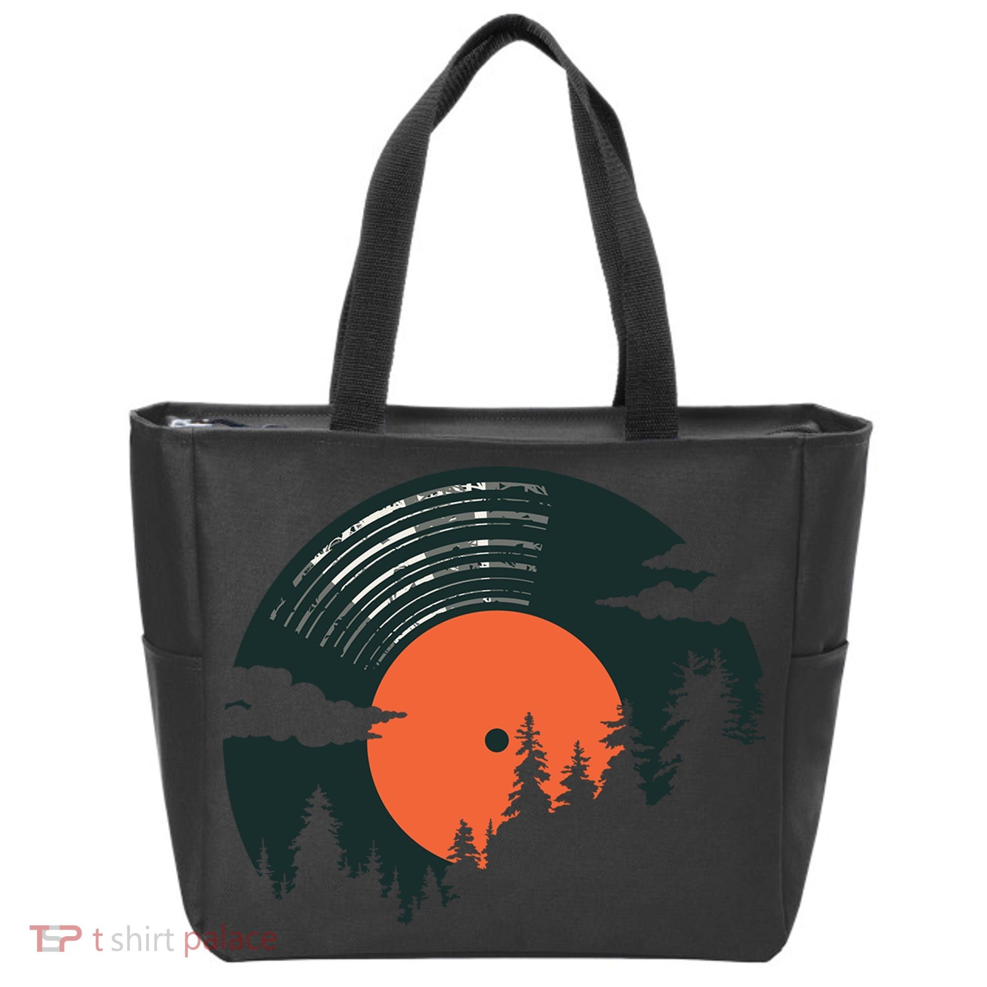 Classic Record Forest  Tote Bag
