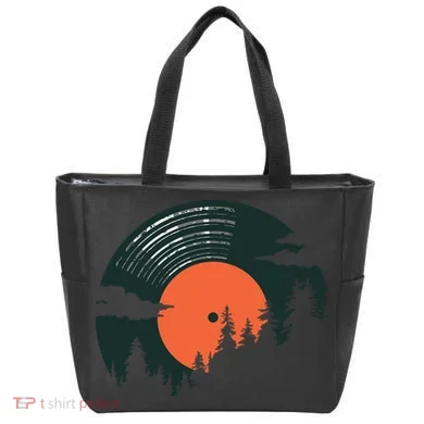 Classic Record Forest  Tote Bag