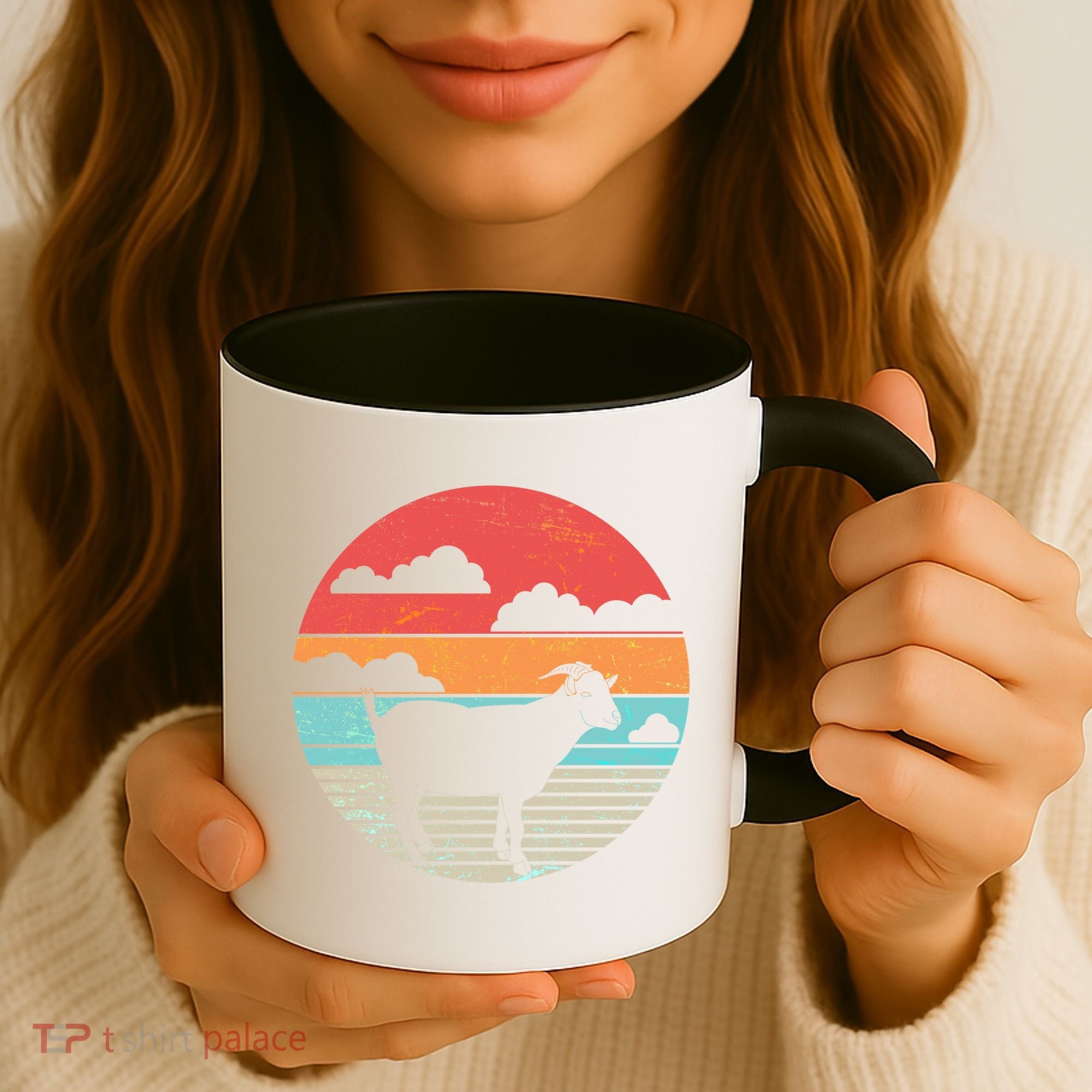 Classic Retro Goat Coffee Mug