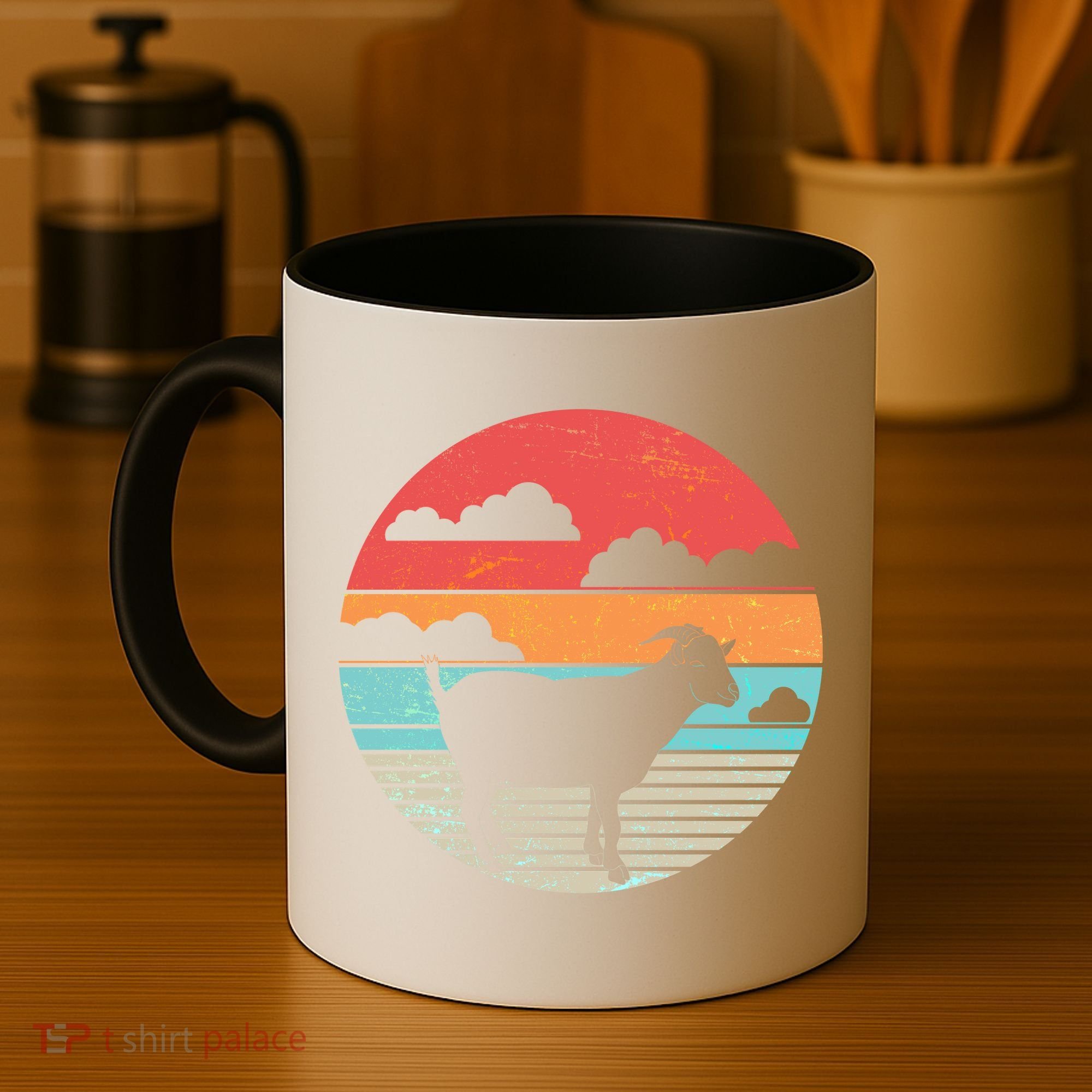 Classic Retro Goat Coffee Mug