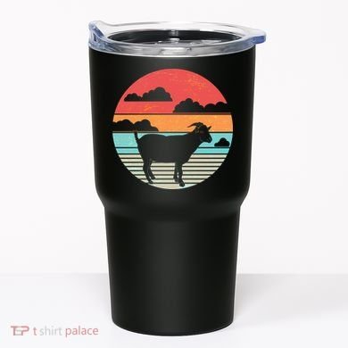 Classic Retro Goat Tumbler