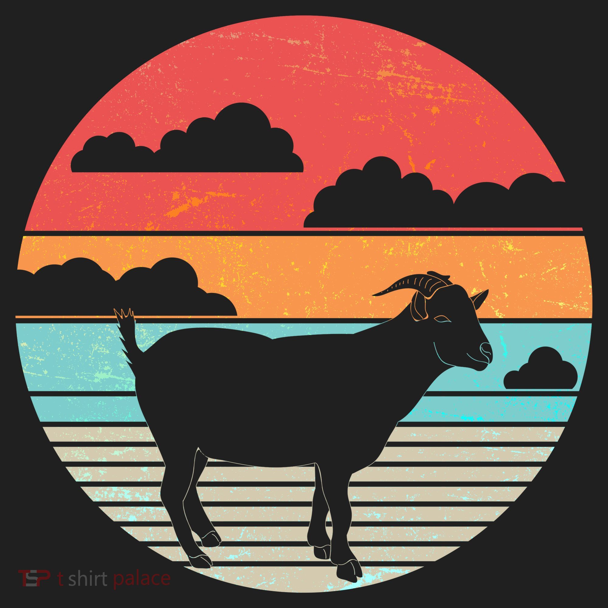 Classic Retro Goat Tumbler