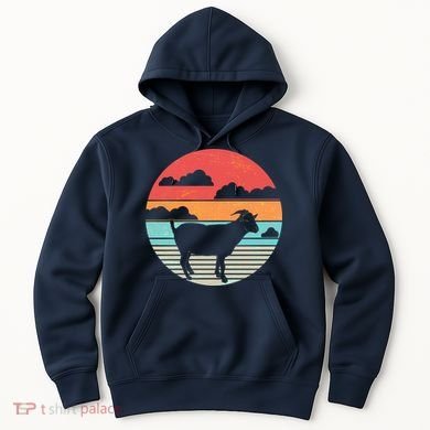 Classic Retro Goat Hoodie