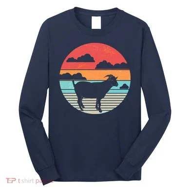 Classic Retro Goat Long Sleeve Shirt
