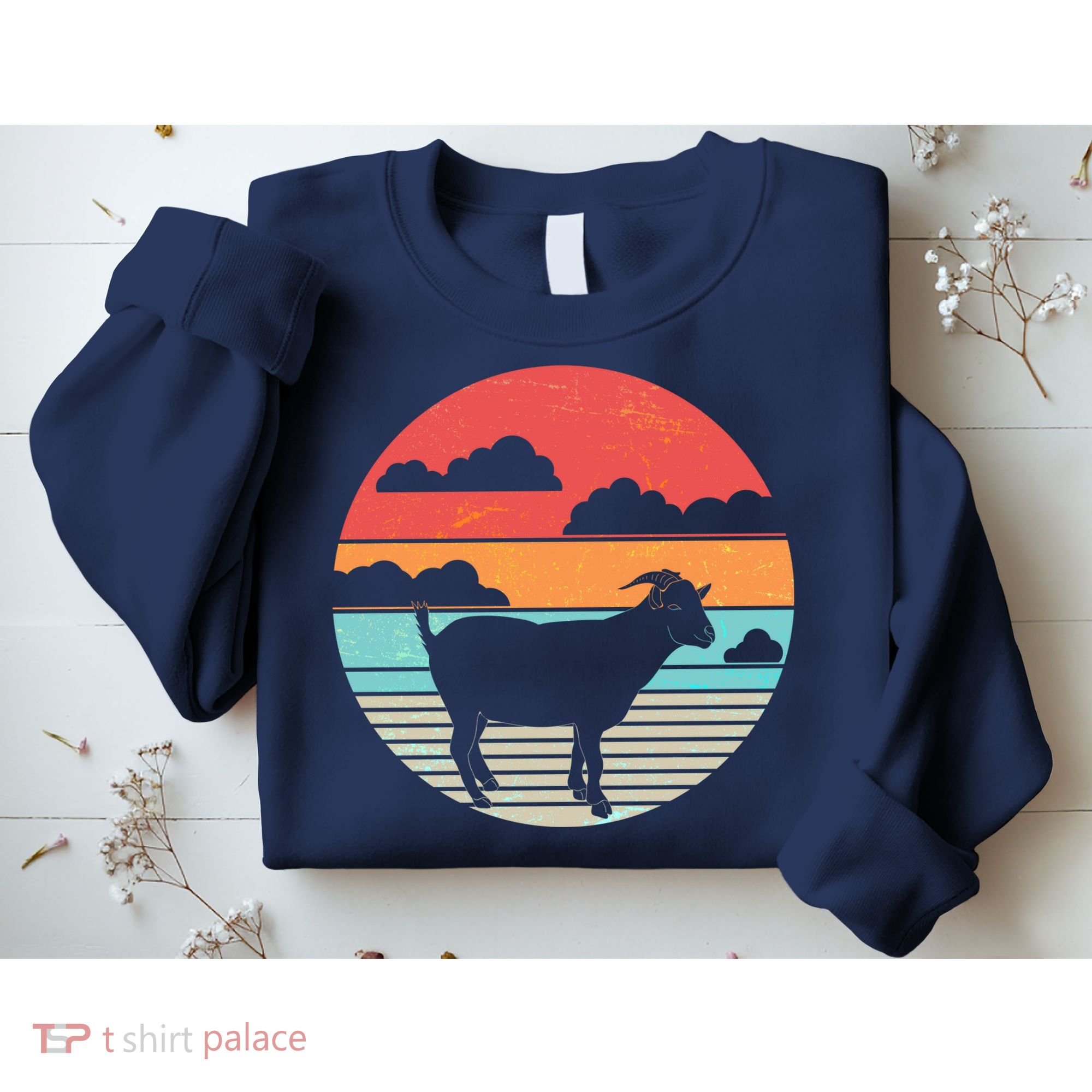 Classic Retro Goat Sweatshirt