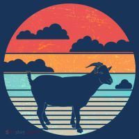 Classic Retro Goat Women's Hoodie thumb 2