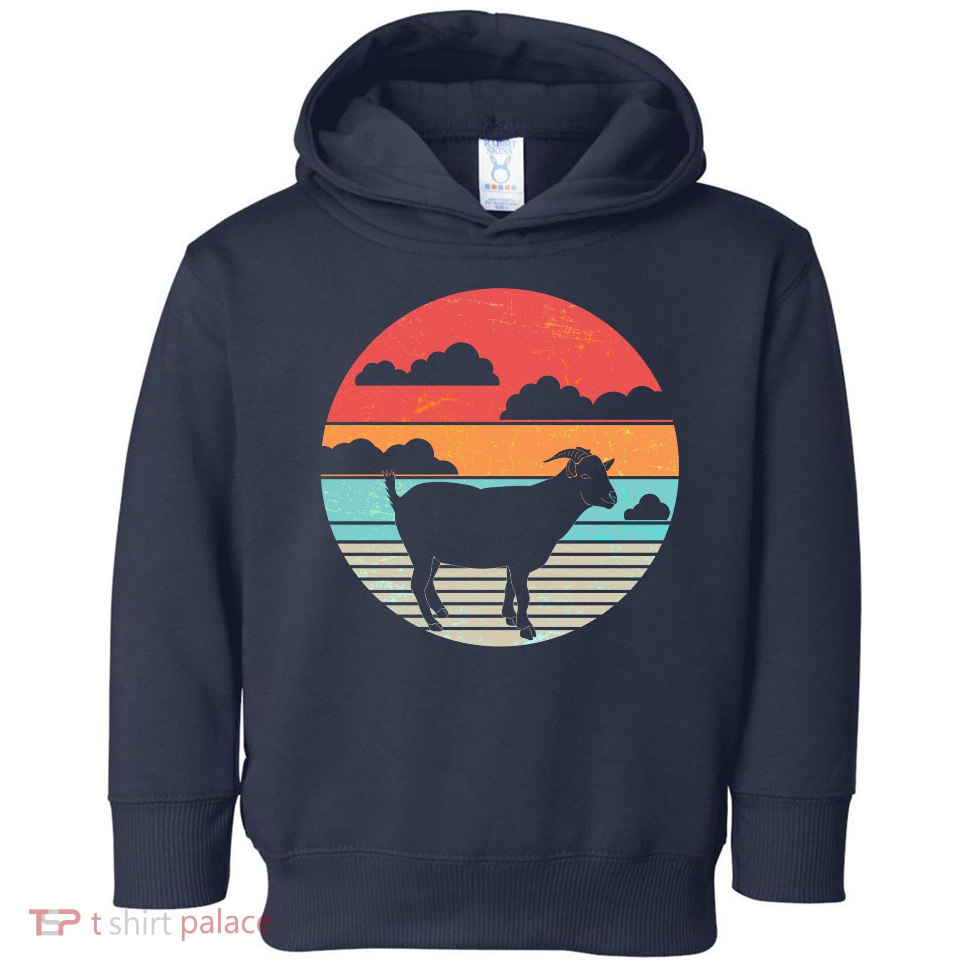 Classic Retro Goat Toddler Hoodie