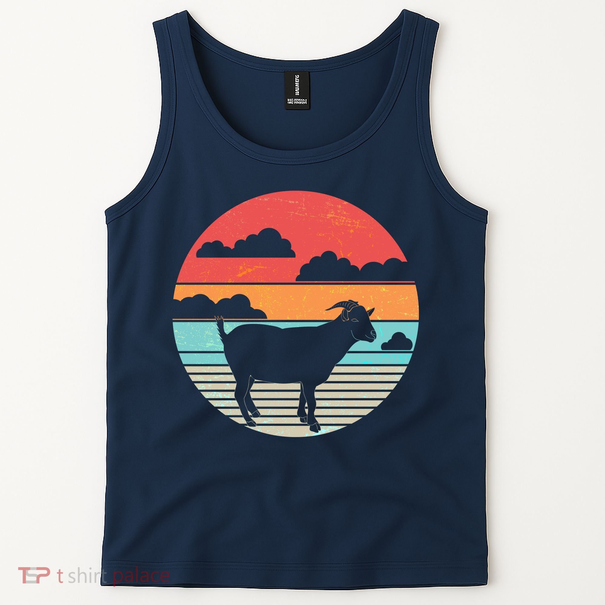 Classic Retro Goat Tank Top
