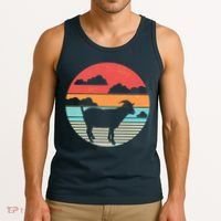 Classic Retro Goat Tank Top thumb 3