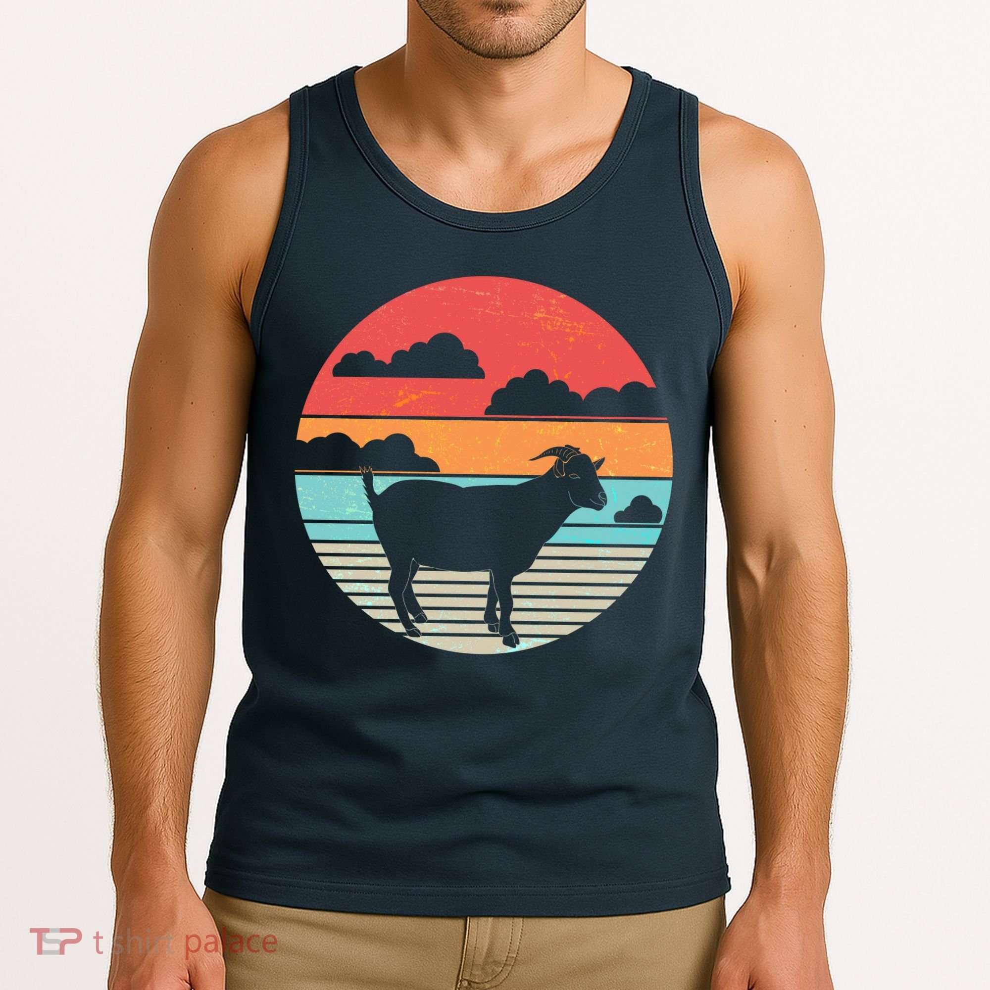 Classic Retro Goat Tank Top