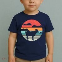 Classic Retro Goat Toddler T-Shirt thumb 2