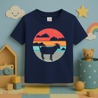 Classic Retro Goat Toddler T-Shirt thumb 3