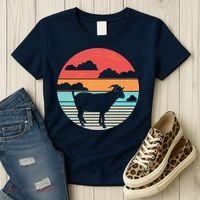 Classic Retro Goat Women's T-Shirt thumb 3