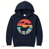 Classic Retro Goat Kids Hoodie thumb 0