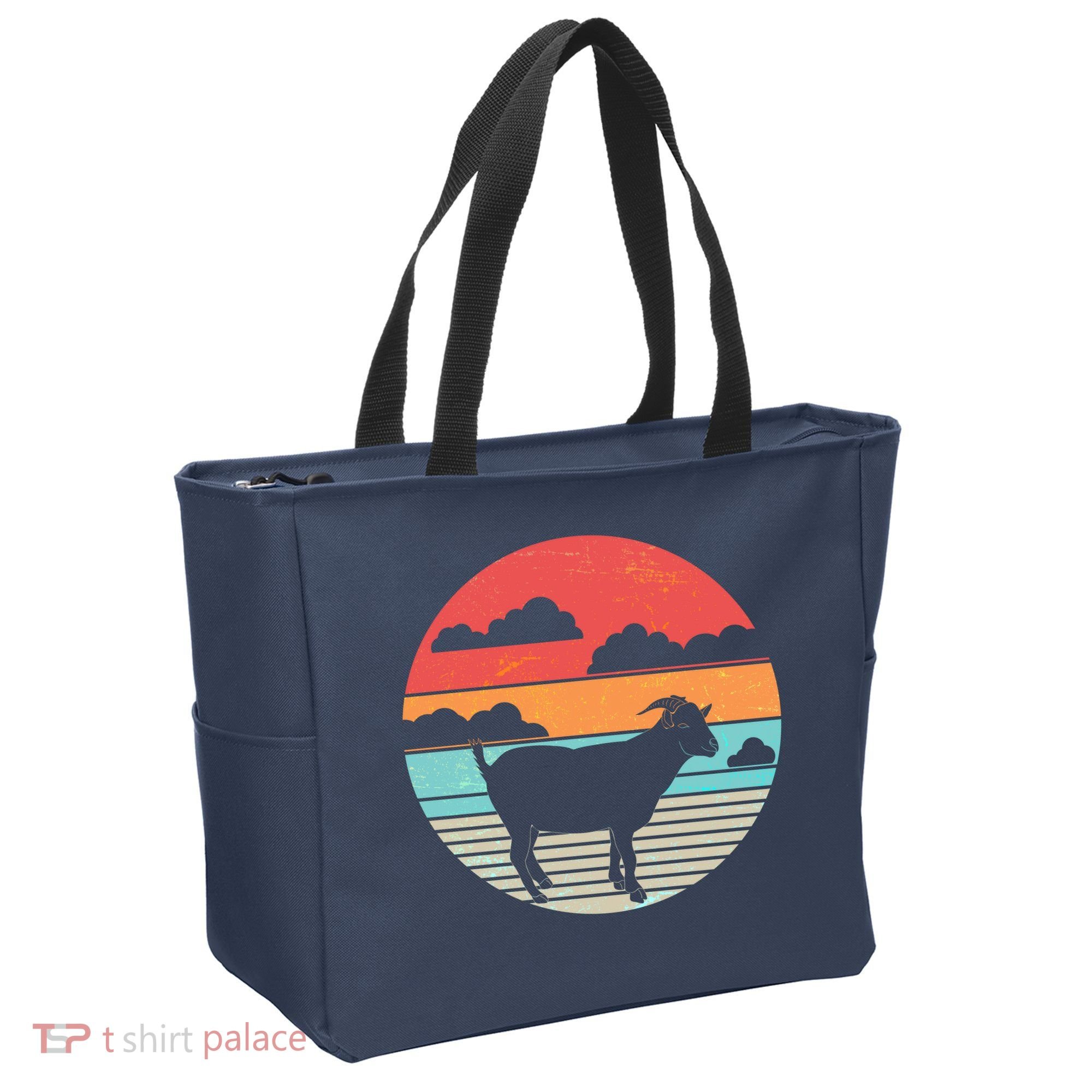 Classic Retro Goat Tote Bag