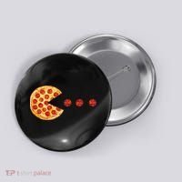 Classic Retro Pizza Lover Video Game Button thumb 0