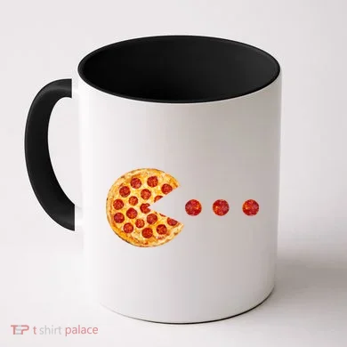 Classic Retro Pizza Lover Video Game Coffee Mug