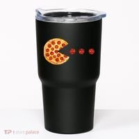 Classic Retro Pizza Lover Video Game Tumbler thumb 0