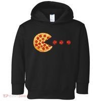 Classic Retro Pizza Lover Video Game Toddler Hoodie thumb 0