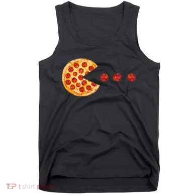 Classic Retro Pizza Lover Video Game Tank Top