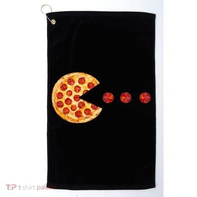 Classic Retro Pizza Lover Video Game Golf Towel