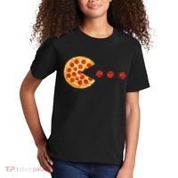 Classic Retro Pizza Lover Video Game Kids T-Shirt thumb 2