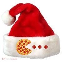 Classic Retro Pizza Lover Video Game Santa Hat thumb 0