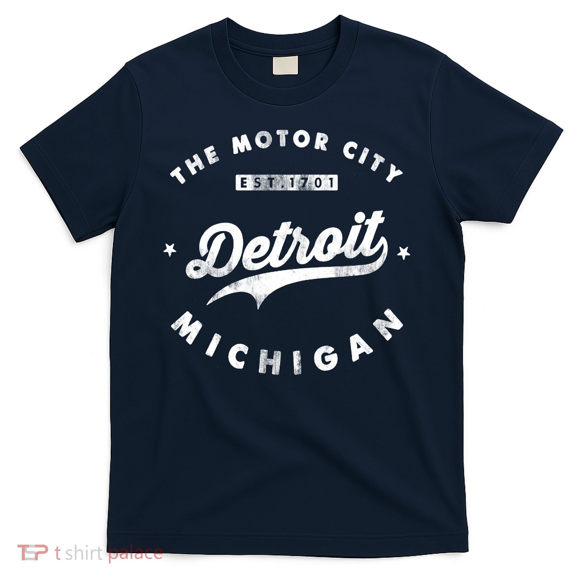 Classic Retro Vintage Detroit Michigan Motor City T-Shirt