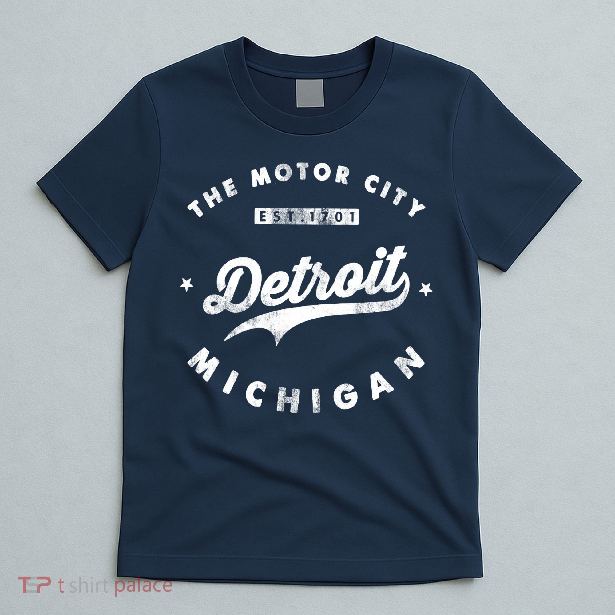 Classic Retro Vintage Detroit Michigan Motor City T-Shirt