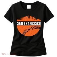 Classic San Francisco Skyline Baseball Women's T-Shirt thumb 0