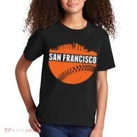 Classic San Francisco Skyline Baseball Kids T-Shirt thumb 2