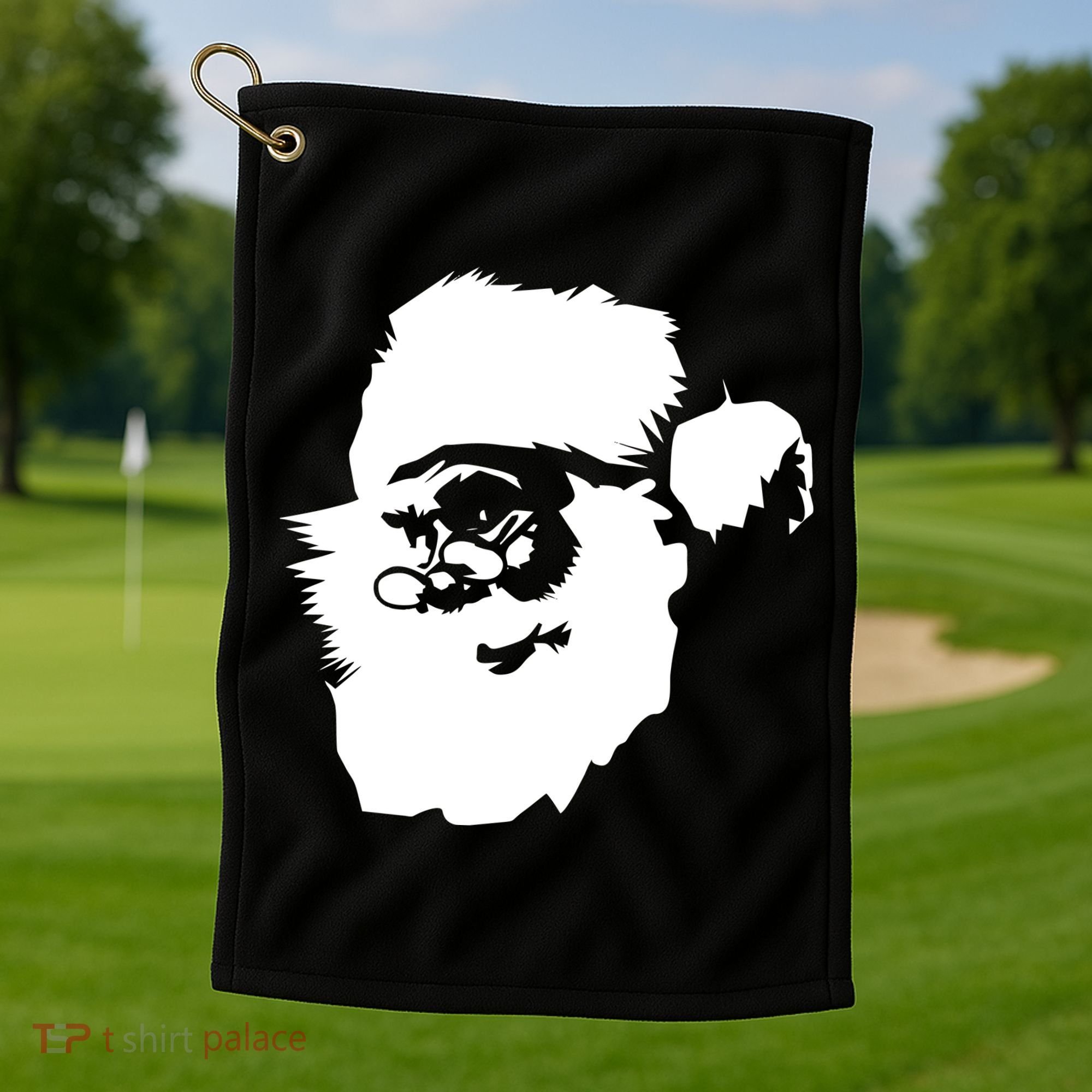 Classic Santa Claus Golf Towel