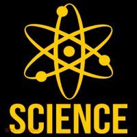 Classic Science Atom Logo USA-Made Doggie Bandana thumb 2