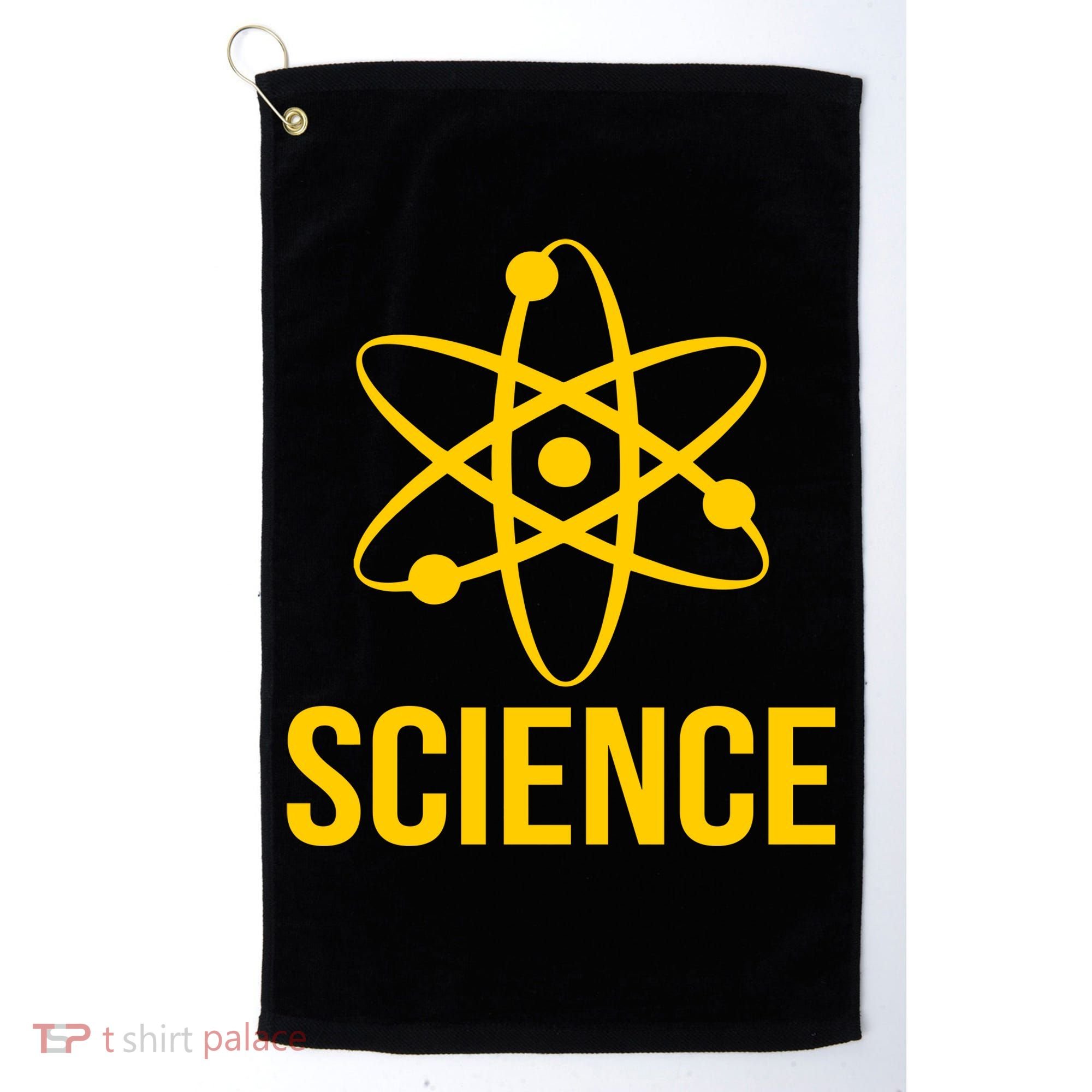 Classic Science Atom Logo Golf Towel