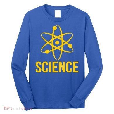 Classic Science Atom Logo Long Sleeve Shirt