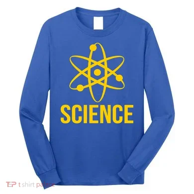 Classic Science Atom Logo Long Sleeve Shirt